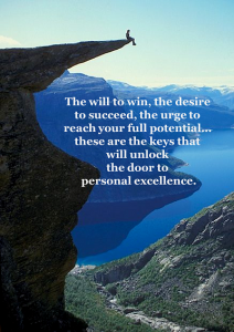 The Pursuit of Excellence quote