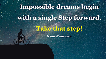 How To Take The First Step To Achieve Your Dream – Part 2
