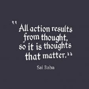 thoughts and action