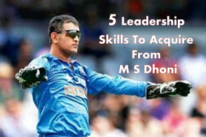 leadership skills from msdhoni