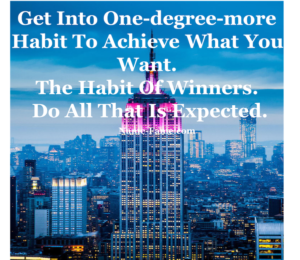 Just Acquire One Habit To Get What You Desire