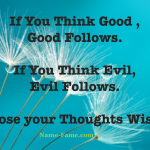 Choose Your Thoughts Wisely To Bring Positive Changes