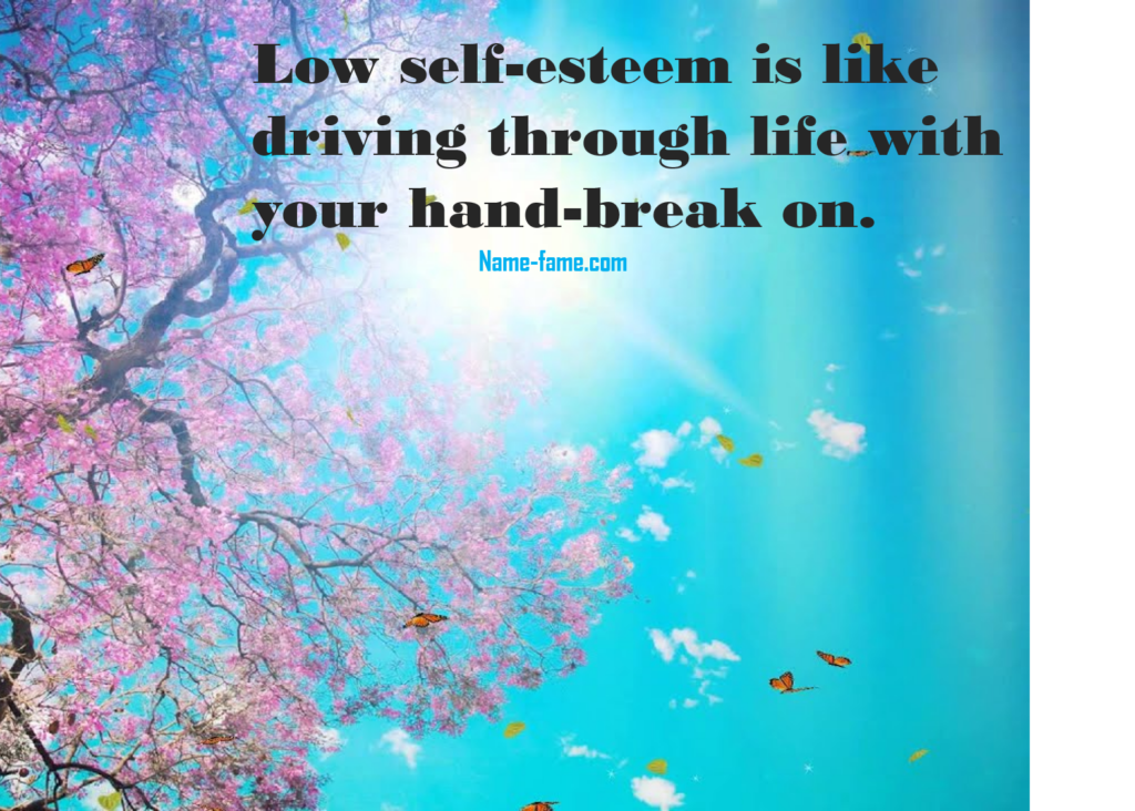 improve self-esteem