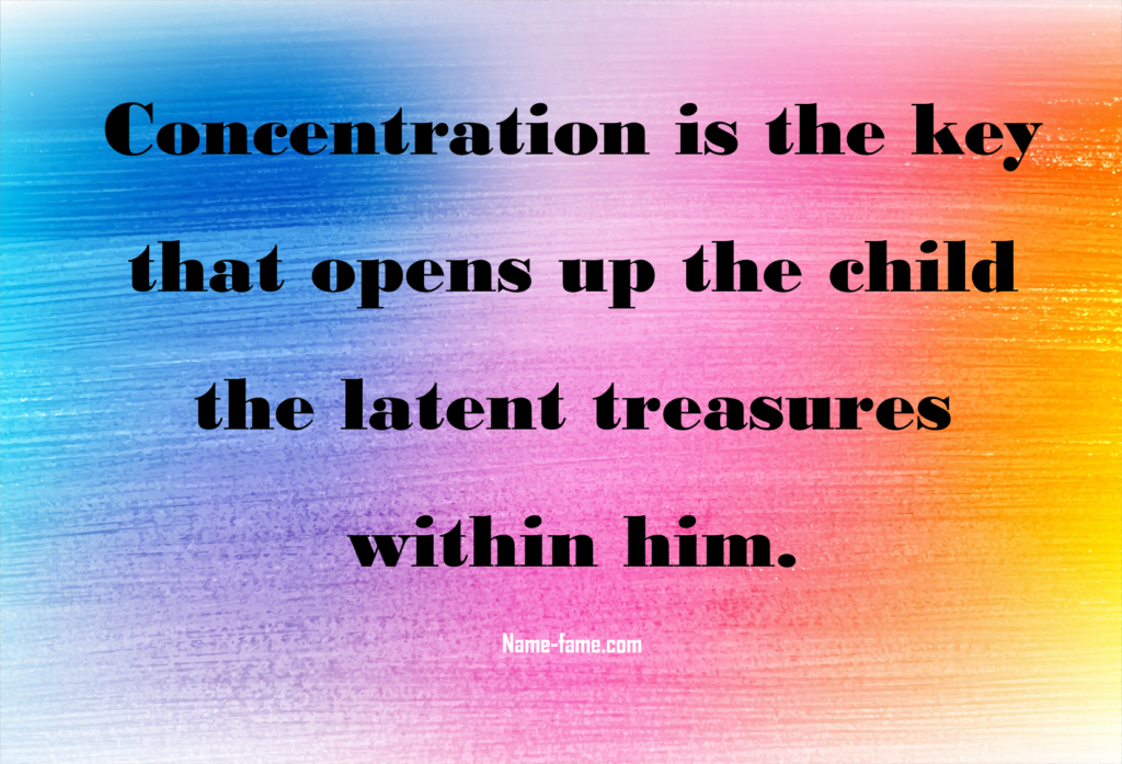 Enhance your Child’s Concentration