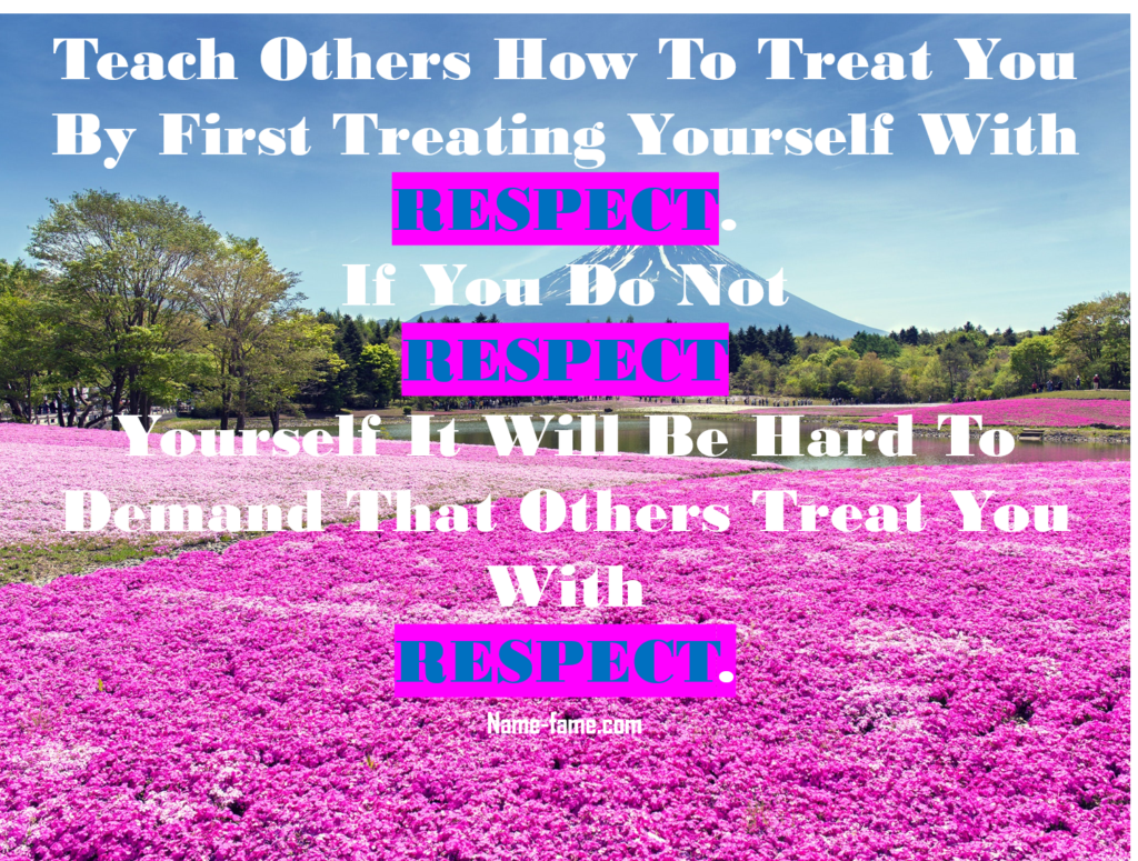 The Effect of Self-Respect on Your Life