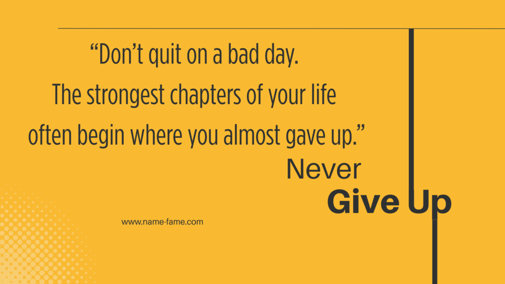 Read This When You Feel Like Giving Up